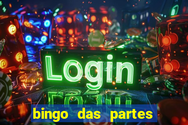 bingo das partes do corpo