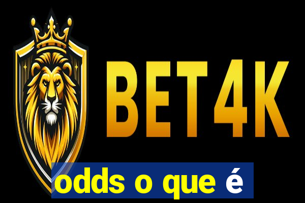 odds o que é