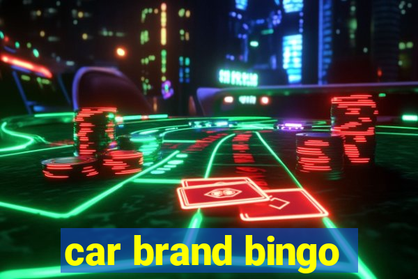 car brand bingo