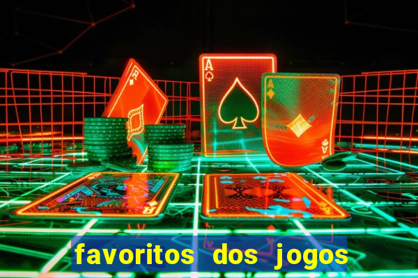 favoritos dos jogos de hoje do brasileir?o