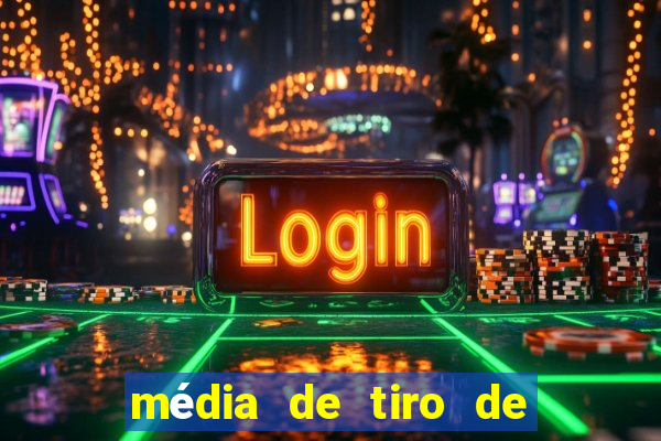 média de tiro de meta por jogo