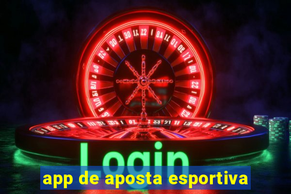 app de aposta esportiva