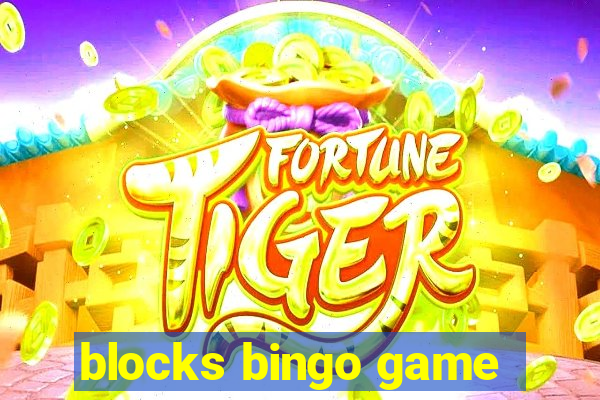 blocks bingo game