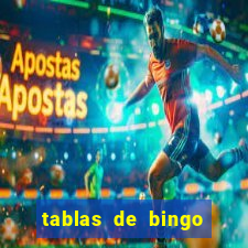 tablas de bingo para imprimir en excel