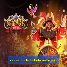 xeque mate tabela nutricional