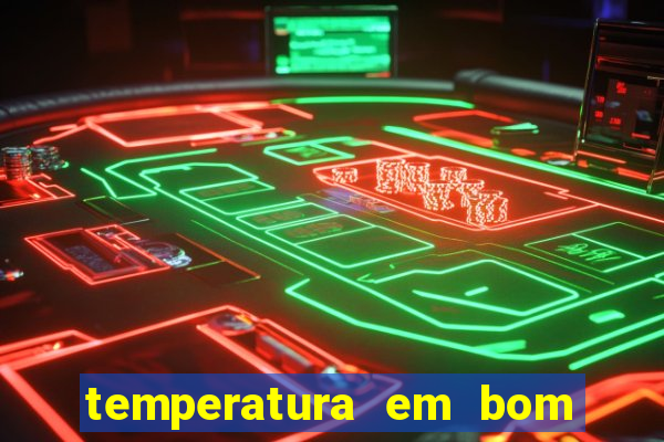 temperatura em bom jesus da lapa