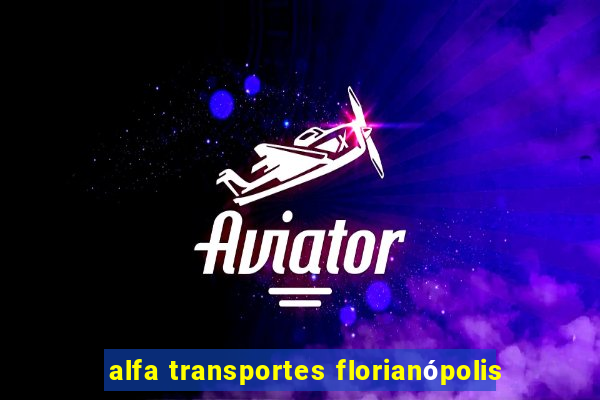 alfa transportes florianópolis