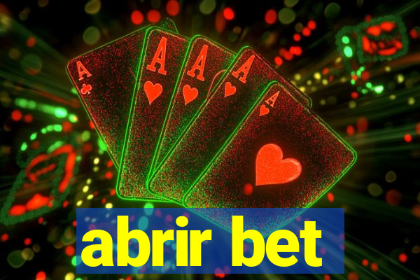 abrir bet