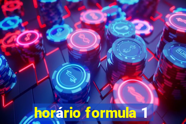 horário formula 1