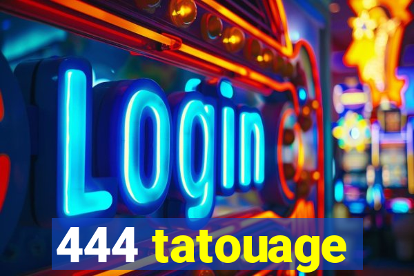 444 tatouage