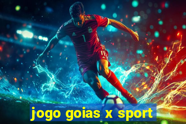 jogo goias x sport