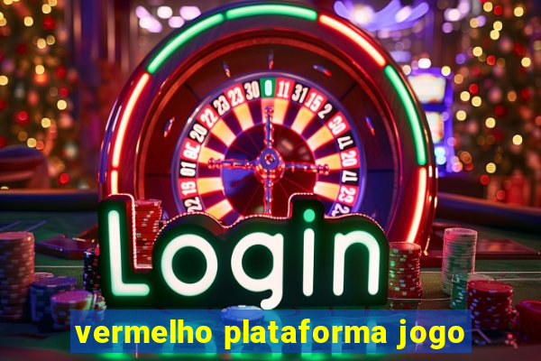 vermelho plataforma jogo