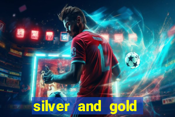 silver and gold slot machine