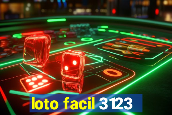 loto facil 3123