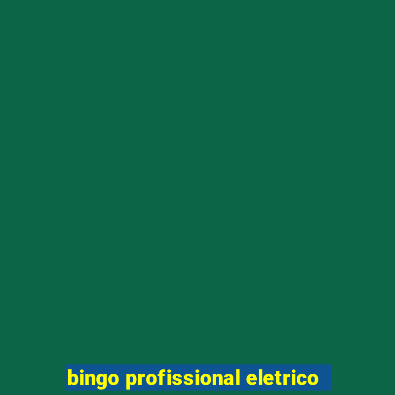 bingo profissional eletrico