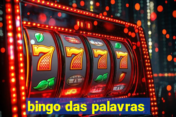 bingo das palavras