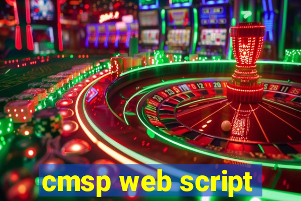 cmsp web script