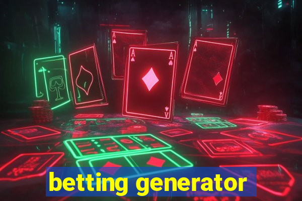 betting generator