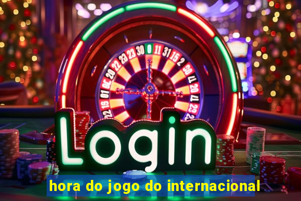 hora do jogo do internacional