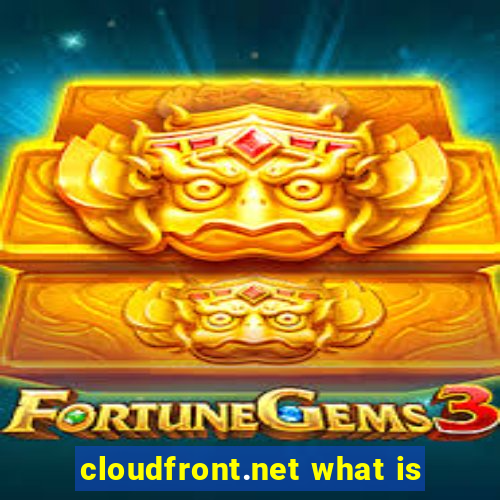 cloudfront.net what is