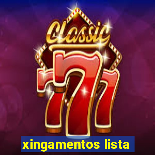 xingamentos lista