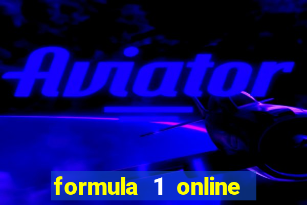 formula 1 online ao vivo