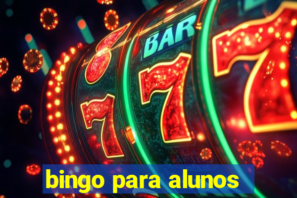 bingo para alunos