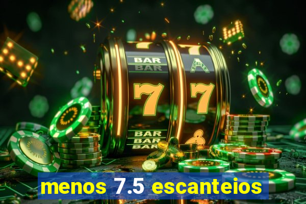 menos 7.5 escanteios