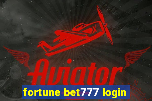 fortune bet777 login