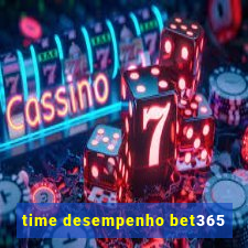 time desempenho bet365