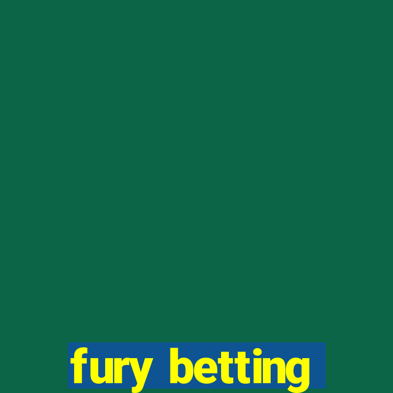 fury betting