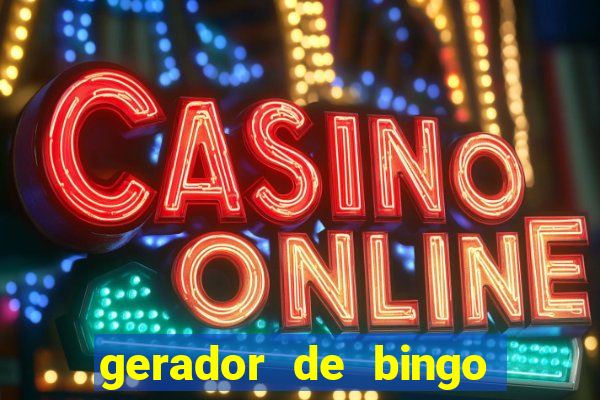 gerador de bingo de palavras