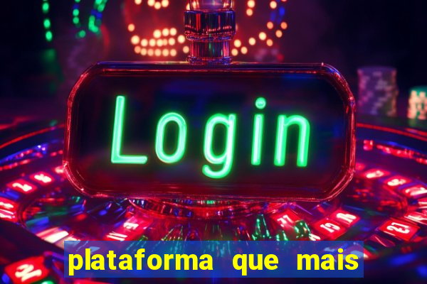 plataforma que mais paga casino