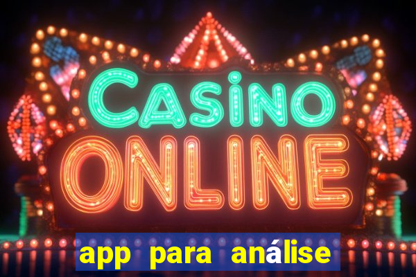 app para análise de jogos