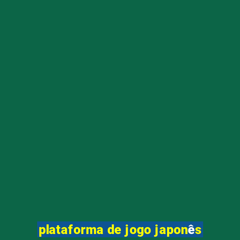 plataforma de jogo japonês