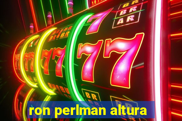 ron perlman altura