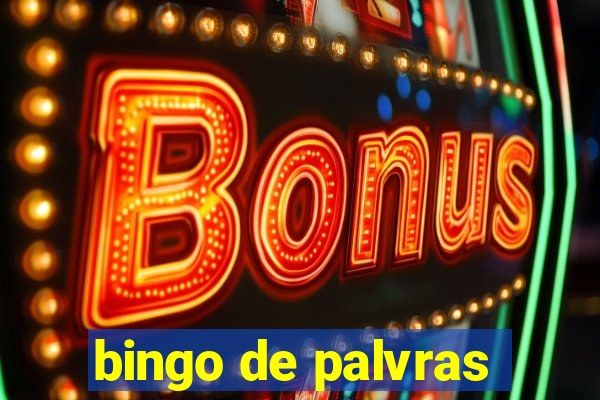 bingo de palvras