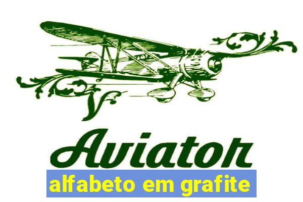 alfabeto em grafite