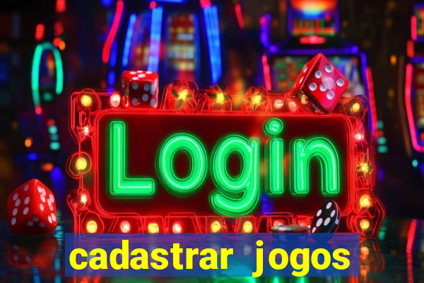 cadastrar jogos online caixa