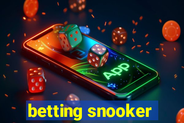 betting snooker