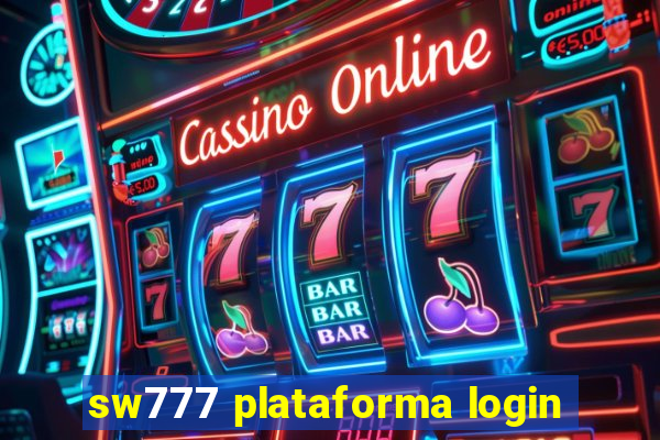 sw777 plataforma login