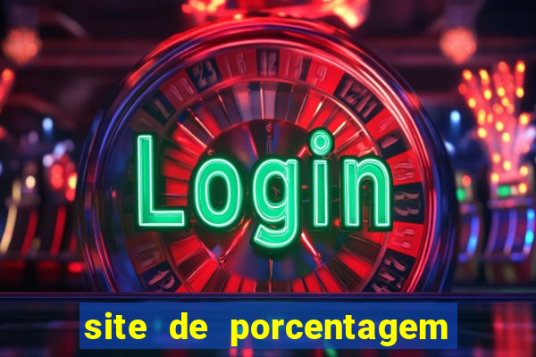 site de porcentagem de slot