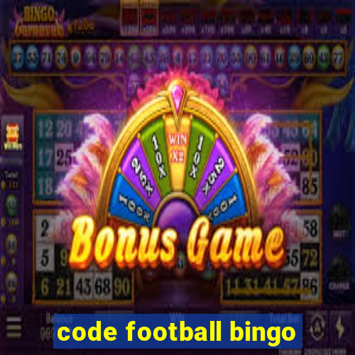 code football bingo