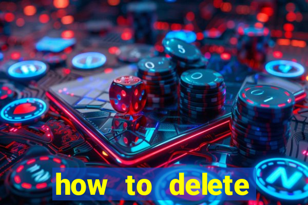 how to delete account in bingo plus