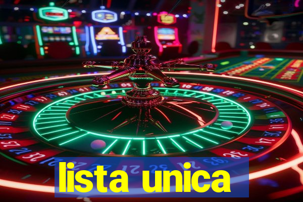 lista unica