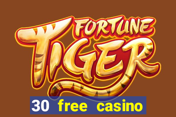 30 free casino bonus no deposit