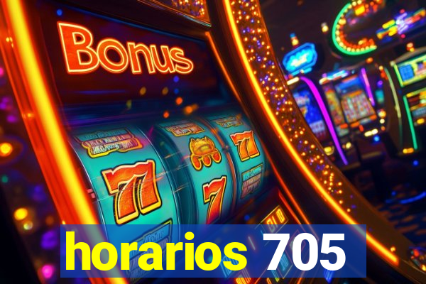 horarios 705