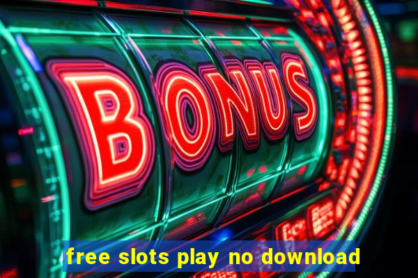 free slots play no download