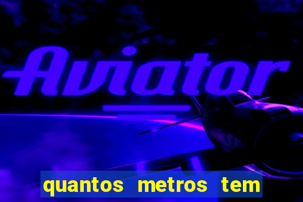 quantos metros tem o elevador do beto carrero