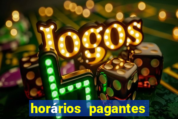 horários pagantes fortune tiger madrugada